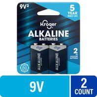 Kroger® Alkaline 9V Batteries