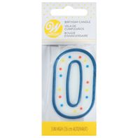Wilton Birthday Candle, 0, 3 Inch