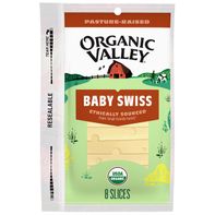 Organic Valley® Organic Baby Swiss Cheese Slices