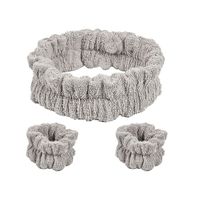 Sonoma Goods For Life® Spa Head & Wristbands Set, Size: HAIR WRAP, Grey
