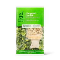Good & Gather Chopped Caesar Romaine Lettuce Cheesy Garlic Crouton Crumbles & Shredded Parmesan Cheese Chopped Salad Kit With Creamy Caesar