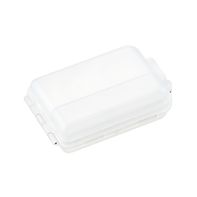 4" x 2-3/8" x 1-1/8" Translucent Double-Sided Pill Box