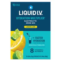 Liquid I.V.® Hydration Multiplier® Electrolyte Lemon Lime Drink Mix Packets