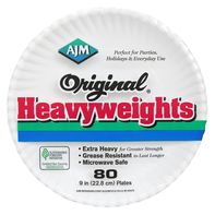 A J M Packaging Corp. Original Heavyweights Paper Plates
