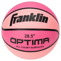 Franklin Sports Intermediate Optima Rubber Basketball - Pink