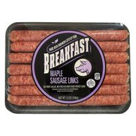 Maple Pork Sausage Breakfast Links
