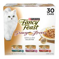 Purina Fancy Feast Gravy Lovers Poultry and Beef Grilled Gourmet Wet Cat Food