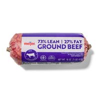 Meijer 73/27 Ground Beef Roll