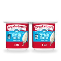 Breakstone's Lowfat Small Curd Cottage Cheese with 2% Milkfat, 4 ct Pack, 4 oz Cups