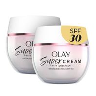 Olay Super Cream with Sunscreen SPF 30, Ultra Lightweight Face Moisturizer