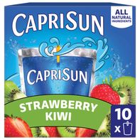 Capri Sun Strawberry Kiwi Naturally Flavored Juice Drink Blend