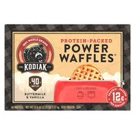 Kodiak Buttermilk & Vanilla Power Waffles, 40-count