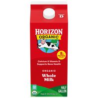 Horizon Organic Whole Milk, 64 fl oz Half Gallon Carton
