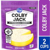Kroger Finely Shredded Colby Jack Cheese