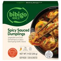 Bibigo Frozen Vegetable & Pork Spicy Sauced Dumplings