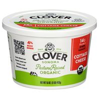 Clover Sonoma 4% Milkfat Minimum Organic Cottage Cheese