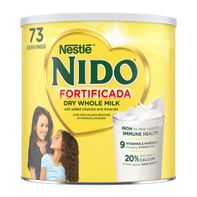 Nestlé Nido Fortificada Powdered Drink Mix - Dry Whole Milk Powder With Vitamins And Minerals Canister