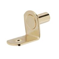 Everbilt 8-pack 5 Mm Brass Plated Angled Shelf Support Wall Clip