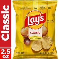 LAY'S Classic Potato Chips, 2.25 oz.