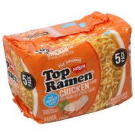 Nissin Soup, Ramen Noodle, Chicken Flavor, 5 Pack