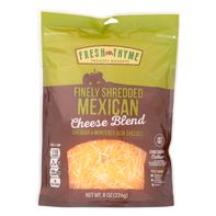 Fresh Thyme Market Finely Shredded Mexican Cheese Blend Cheddar & Monterey Jack Cheeses