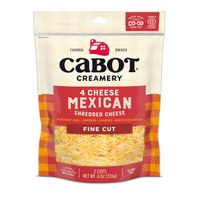 Cabot 4 Cheese Mexican Shredded Cheese 8 oz