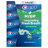 Crest Complete + Scope Advanced Active Foam Toothpaste, 8.2 oz, 5-pack
