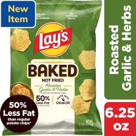 Lay's Baked Potato Chips Roasted Garlic & Herb