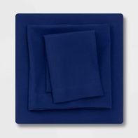 Twin/Twin XL Microfiber Solid Sheet Set Sudden Sapphire - ™