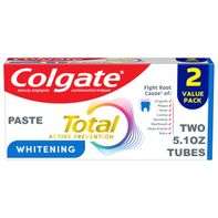 Colgate Total Active Prevention Whitening Toothpaste Double Pack in Mint
