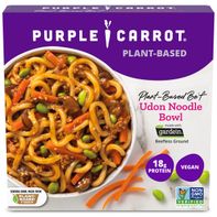Purple Carrot Plant-Based Be'f Udon Noodle Bowl Vegan Frozen Meal