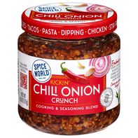 Spice World Cooking & Seasoning Blend, Kickin' Chili Onion Crunch