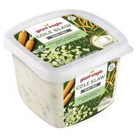 Giant Eagle Cole Slaw Diced Cabbage Shredded Carrots Spices And Mayonnaise