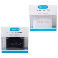 Techiva Dual Port USB A Wall Chargers