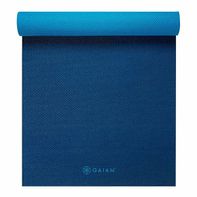 Gaiam Premium 2-Color Yoga Mat - Midnight Blues - 6mm