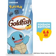 Pepperidge Farm Goldfish Pokémon Squirtle Cheddar Cheese Baked Snack Crackers