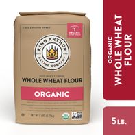 King Arthur Baking Company 100% Organic Whole Wheat Flour, 100% Whole Grain, Non-GMO Project