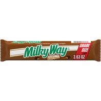 Milky Way Candy Milk Chocolate Bar Share Size
