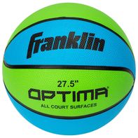 Franklin Sports Junior Optima Rubber Basketball - Blue & Green