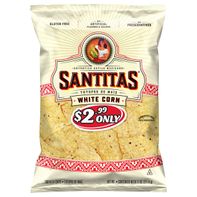 SANTITAS Tortilla Chips White Corn 11 Oz