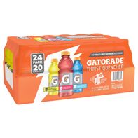 Gatorade Thirst Quencher, Variety Pack, 20 fl oz, 24-count