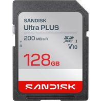 Sandisk Ultra PLUS 128GB SDXC UHS-I Memory Card