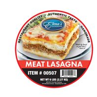 Elena's Handmade - Meat Lasagna - 6lb