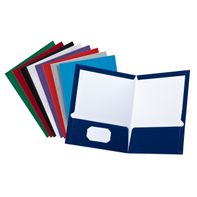 Oxford® 2 Pocket Folder - Colors May Vary