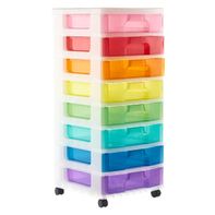 Really Useful Boxes 15.875" 8 Drawer Rolling Cart