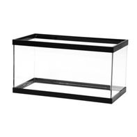 All Glass Aquarium 15-Gallon Black Tank