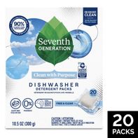 Seventh Generation Free & Clear Dishwasher Detergent Packs
