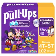 Huggies Pull-Ups Plus Training Pants Unisex, 4T - 5T