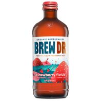 Brew Dr. Kombucha Strawberry Fields, Organic Kombucha