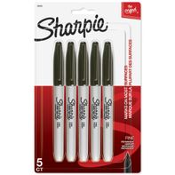 Sharpie Permanent Marker Fine Point Black